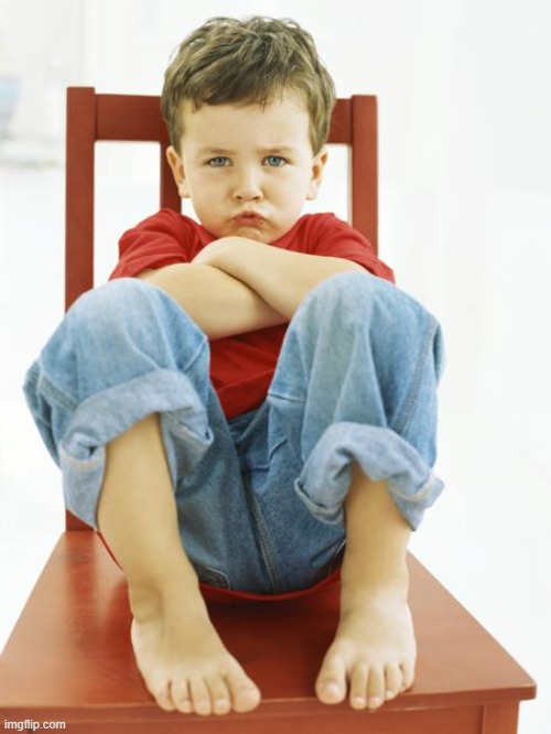 pouting kid arms crossed | image tagged in pouting kid arms crossed | made w/ Imgflip meme maker