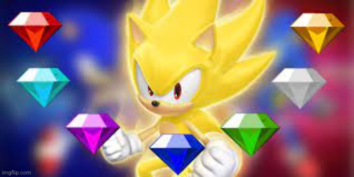 Super Sonic | image tagged in super sonic | made w/ Imgflip meme maker
