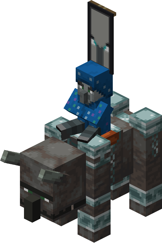 Illusioner That Is An Illager Captain Riding A Ravager Meme Template