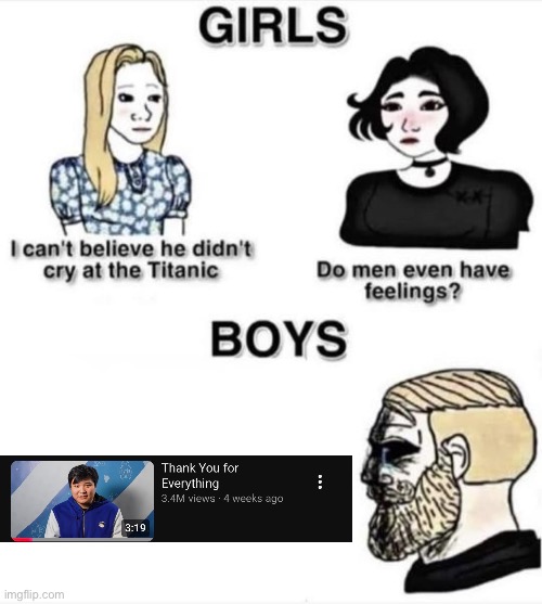 R.I.P SMG4 2011-2025 | image tagged in do men even have feelings,smg4,sad,memes,boys vs girls | made w/ Imgflip meme maker