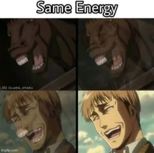image tagged in aot,jean | made w/ Imgflip meme maker