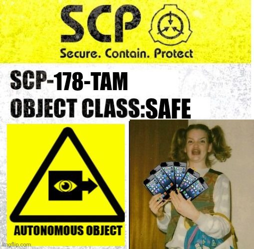 SCP-178-TAM Blank Meme Template