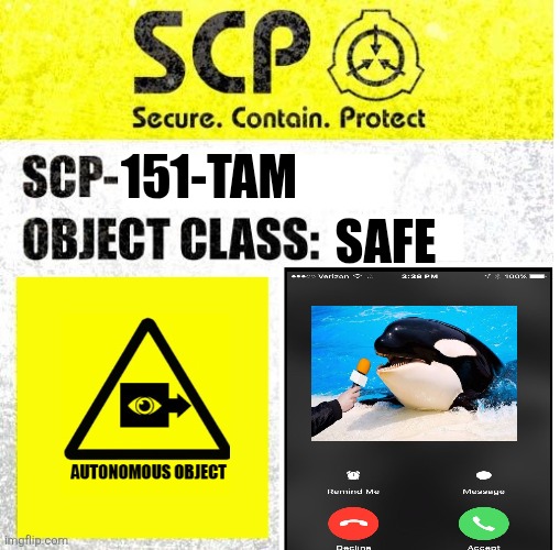 SCP-151-TAM Blank Meme Template