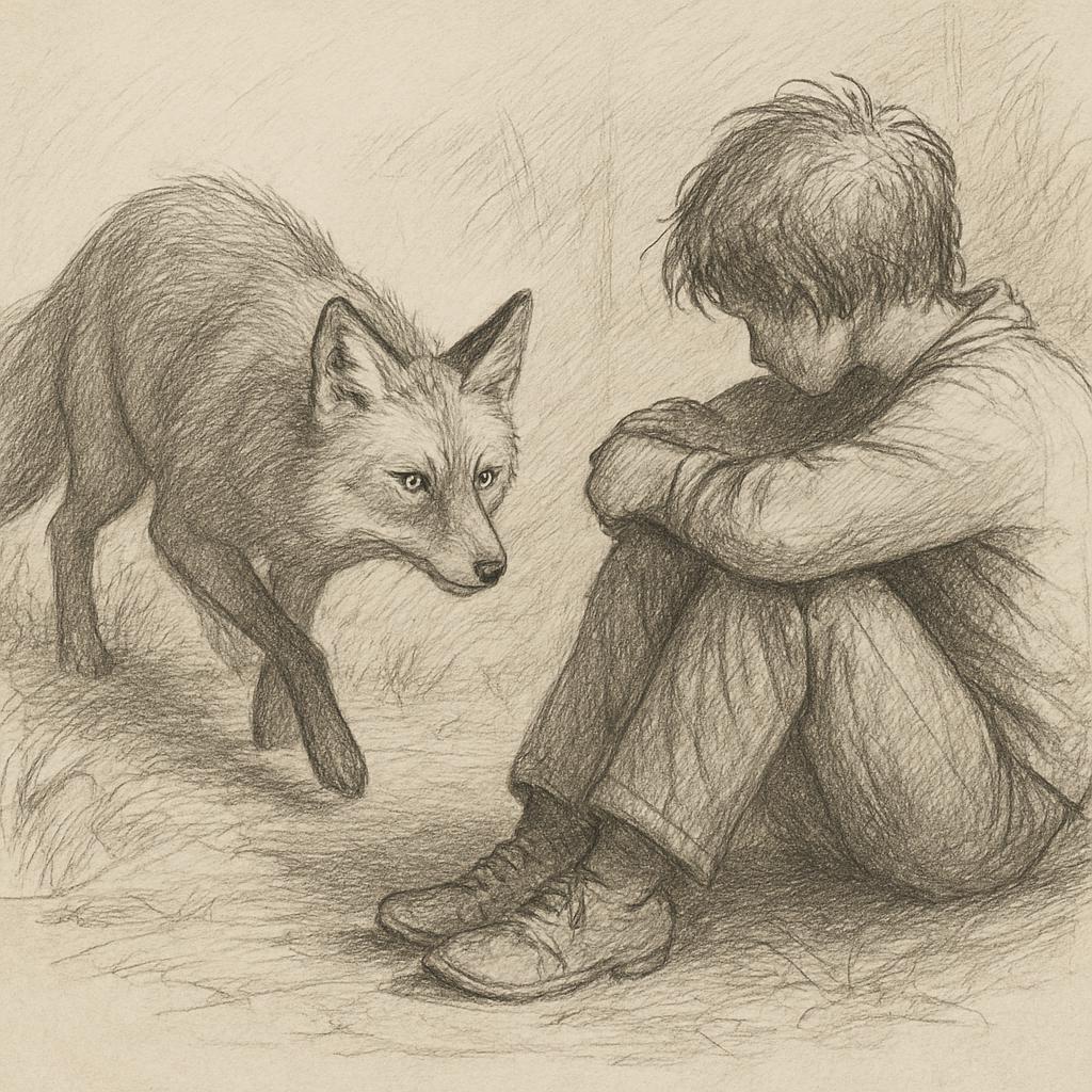 Fox caught sneaking Blank Meme Template