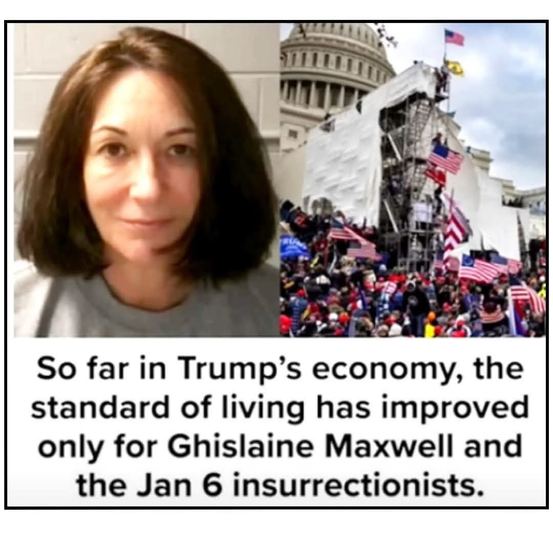 Ghislaine Maxwell Trump Economy 1/6 rioters traitors terrorists Blank Meme Template