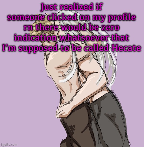 Anyway happy Thanksgiving | Just realized if someone clicked on my profile rn there would be zero indication whatsoever that I’m supposed to be called Hecate | image tagged in cloud x sephiroth thank you disco | made w/ Imgflip meme maker