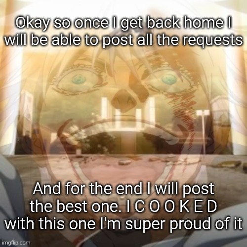 Spoiler it's the Gabriel ultrakill request | Okay so once I get back home I will be able to post all the requests; And for the end I will post the best one. I C O O K E D with this one I'm super proud of it | image tagged in mf on drugs fr v2 | made w/ Imgflip meme maker