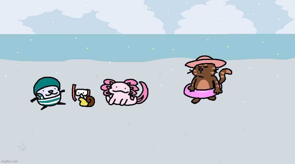 Get ready for EPIC fanservice! It’s the beach episode! | made w/ Imgflip meme maker