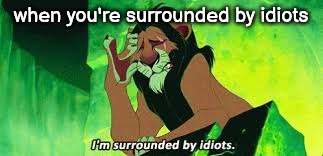 i'm surrounded by idiots | when you're surrounded by idiots | image tagged in i'm surrounded by idiots | made w/ Imgflip meme maker