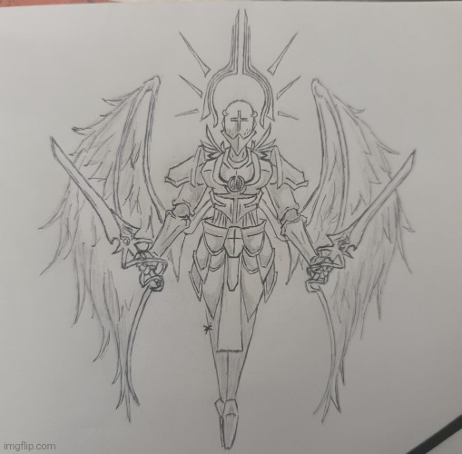 Aaaand the best for the end Gabriel from Ultrakill | image tagged in gabriel | made w/ Imgflip meme maker