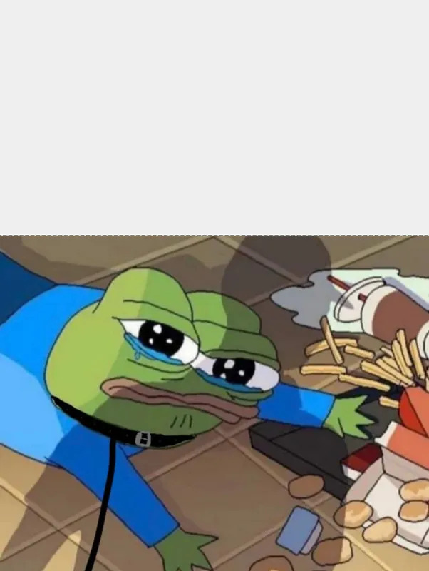 apu spills his tendies Blank Meme Template