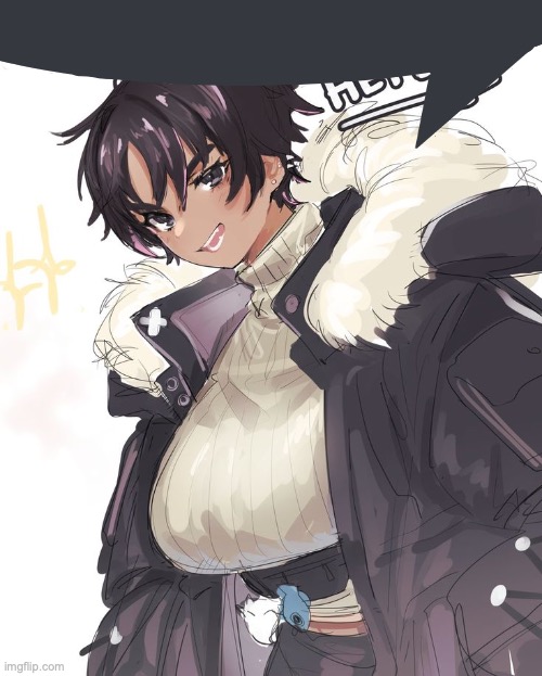 tomboy speech bubble | image tagged in tomboy | made w/ Imgflip meme maker