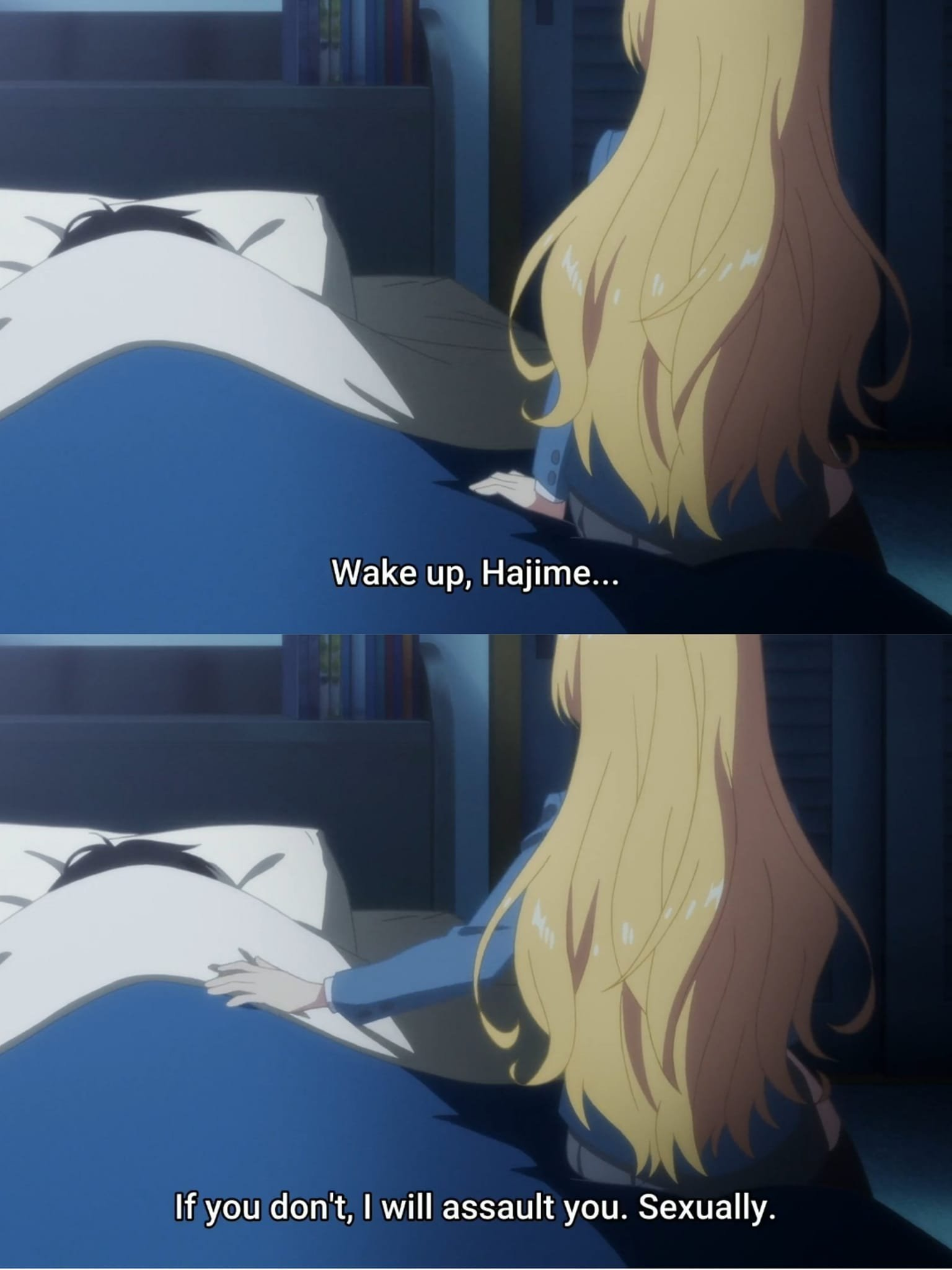 I will assault you. Sexually. Blank Meme Template