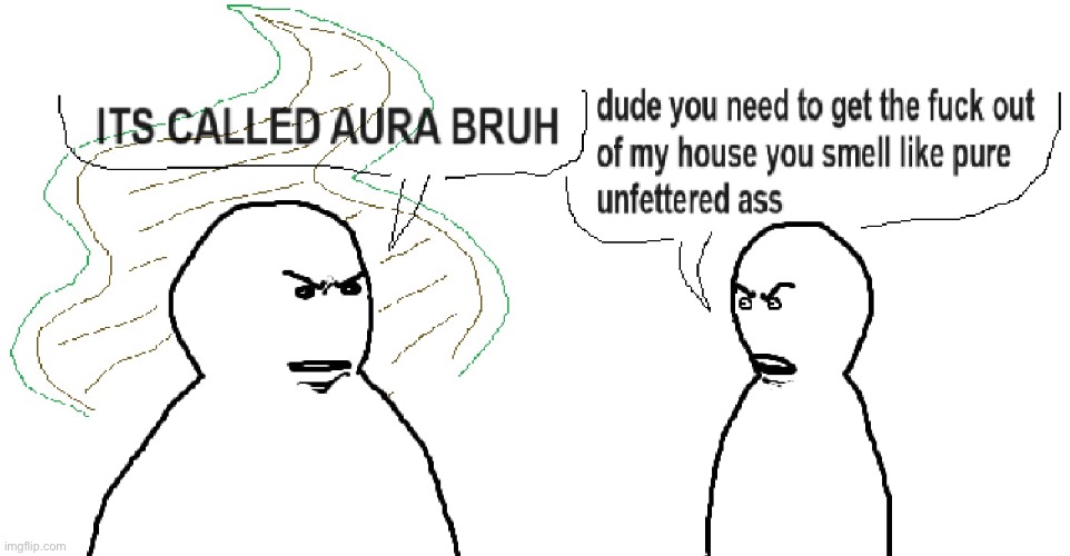 it's not called aura you just stink | image tagged in it's not called aura you just stink | made w/ Imgflip meme maker