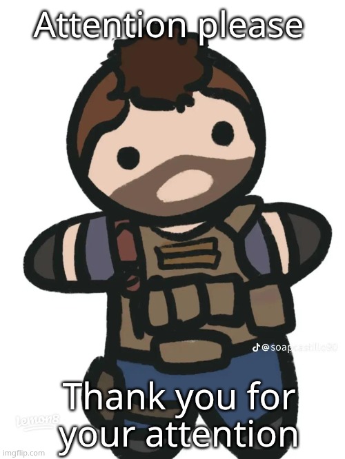 Attention please; Thank you for your attention | made w/ Imgflip meme maker