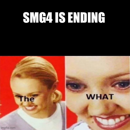 The What | SMG4 IS ENDING | image tagged in the what | made w/ Imgflip meme maker