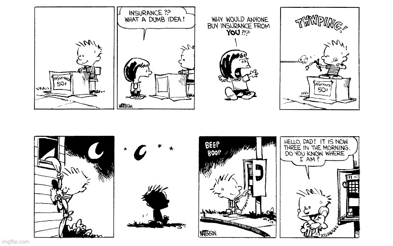 image tagged in calvin and hobbes,comics | made w/ Imgflip meme maker