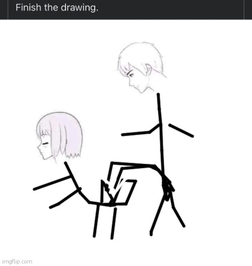 haha pon | image tagged in finish the drawing | made w/ Imgflip meme maker