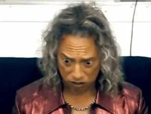 Kirk Hammett Blank Meme Template