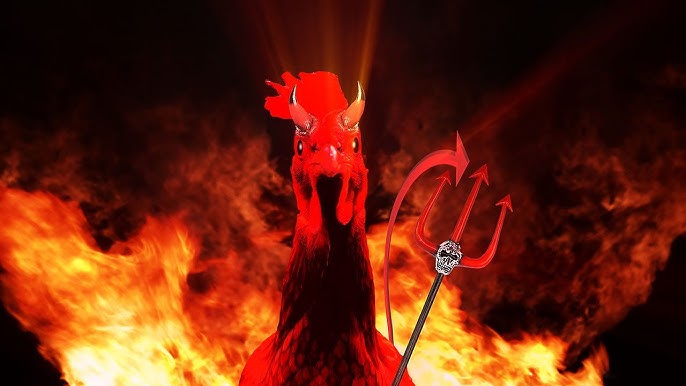 Devil chicken Blank Meme Template