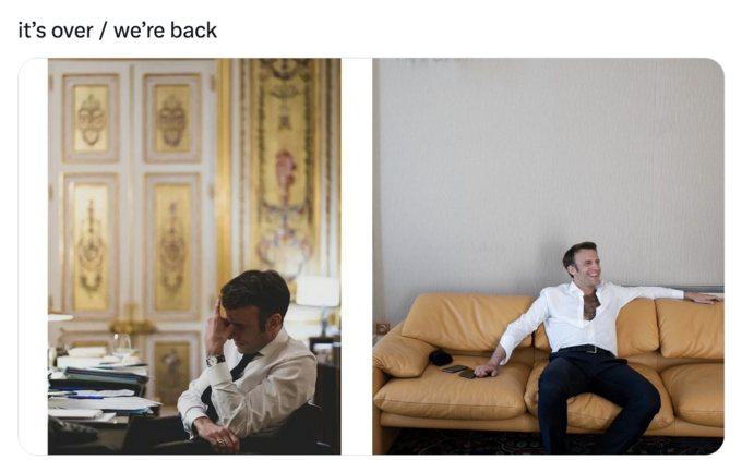 Its over / were back Blank Meme Template