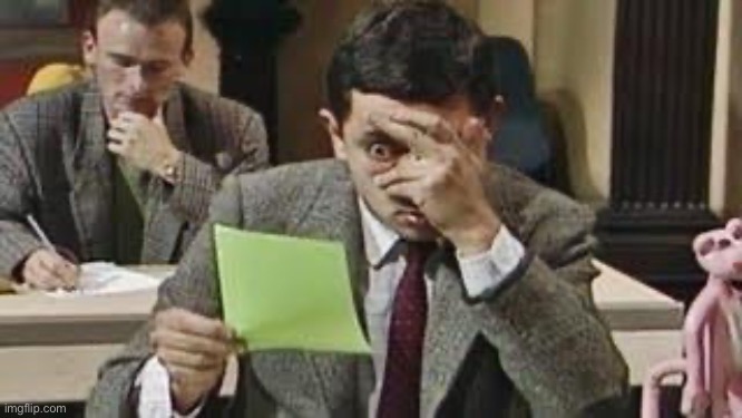 Mr bean exam | image tagged in mr bean exam | made w/ Imgflip meme maker