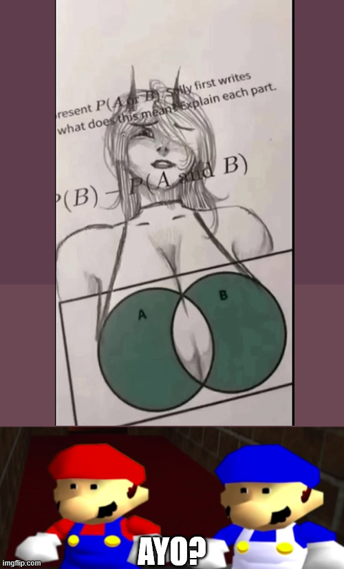 AYO? | image tagged in smg4,ayo bro thats kinda sus | made w/ Imgflip meme maker