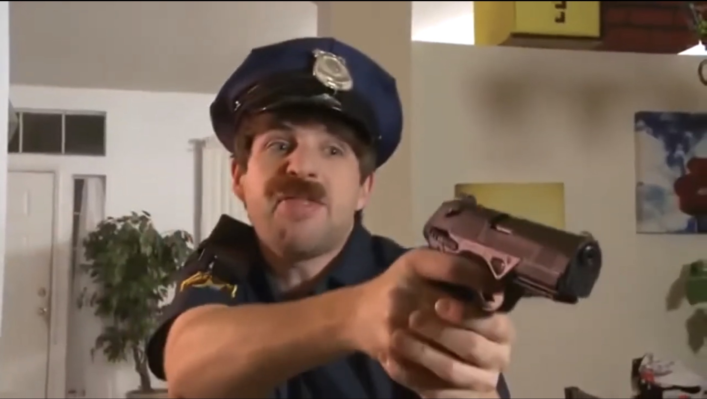 Cop smossh même Blank Meme Template