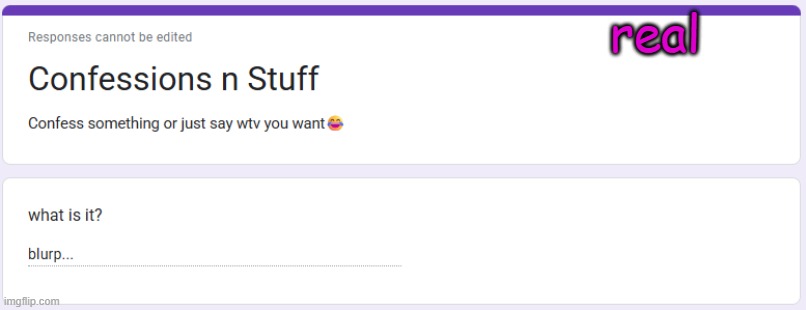 real | made w/ Imgflip meme maker