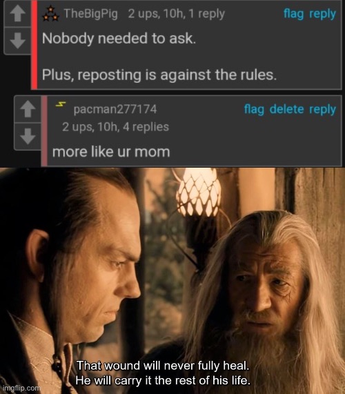 I NEVER RECOVERED FROM THIS | image tagged in that wound will never fully heal | made w/ Imgflip meme maker