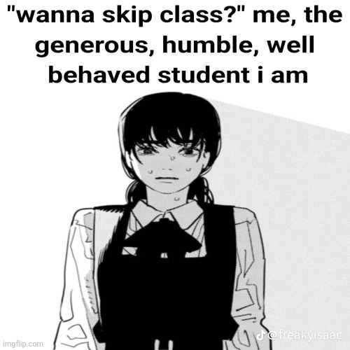 I am A good boy | image tagged in asa mitaka | made w/ Imgflip meme maker