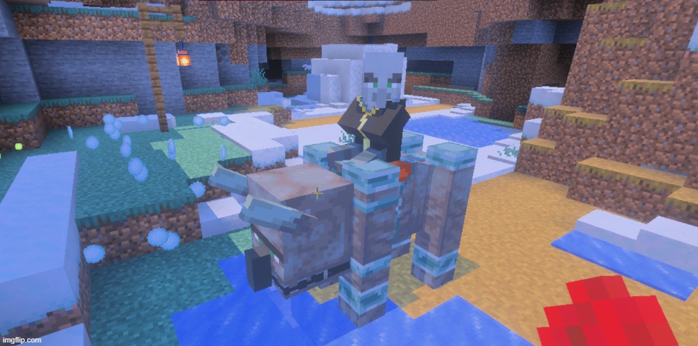 Evoker Riding Ravager | image tagged in evoker riding ravager | made w/ Imgflip meme maker