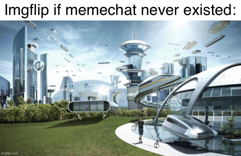 c | Imgflip if memechat never existed: | image tagged in the future world if,memechat,imgflip,msmg | made w/ Imgflip meme maker