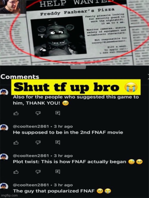 Shut tf up bro | image tagged in shut tf up bro | made w/ Imgflip meme maker