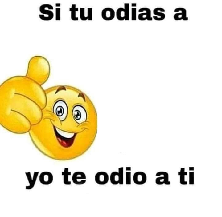 Yo te odio a ti Blank Meme Template