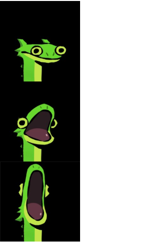 High Quality Yelling derpy dragon Blank Meme Template