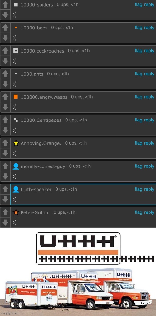 um are these alts | image tagged in uhhh truck | made w/ Imgflip meme maker