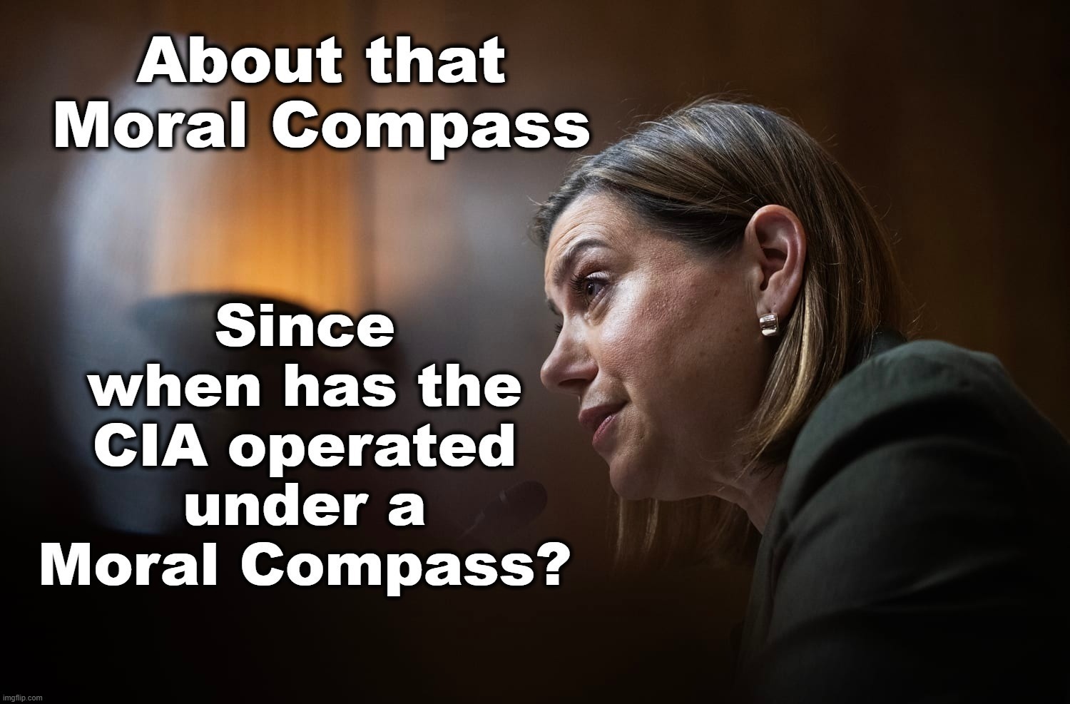 Ms. Disingenuous Elissa Slutkin Planting Seeds of Sedition & Treason. | image tagged in elissa slotkin,disingenuous,cia,liar liar pants on fire,covert ops,treason | made w/ Imgflip meme maker