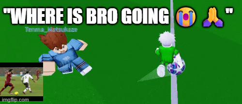 Tenma_Metsukaze getting humbled by D3 | "WHERE IS BRO GOING 😭🙏" | image tagged in gifs,roblox,cooked | made w/ Imgflip images-to-gif maker