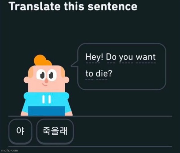 preferably not | image tagged in memes,duolingo | made w/ Imgflip meme maker