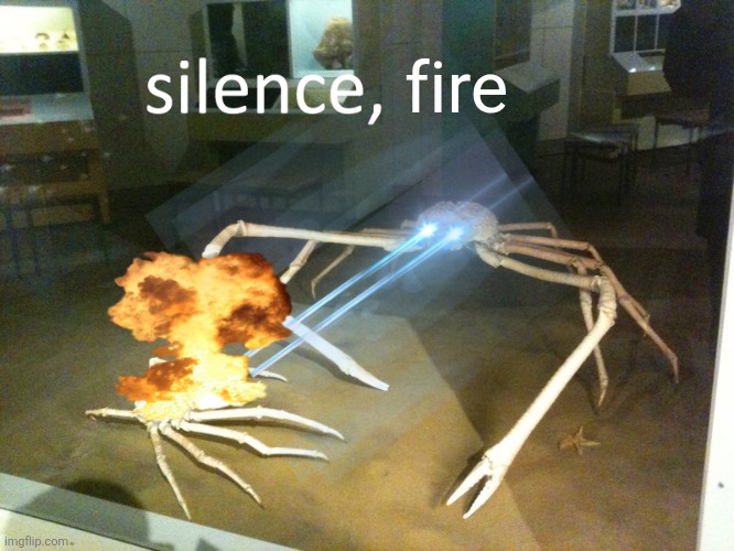 silence | fire | image tagged in silence | made w/ Imgflip meme maker