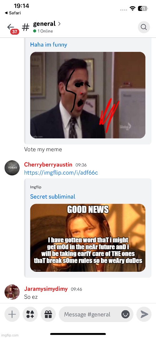 should i raid real_him_bo’s gay ass server | made w/ Imgflip meme maker