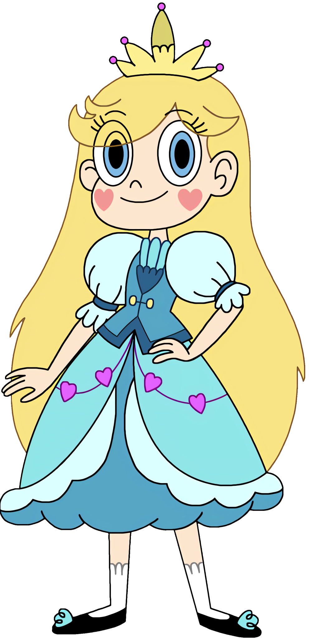 Princess star Butterfly Blank Meme Template