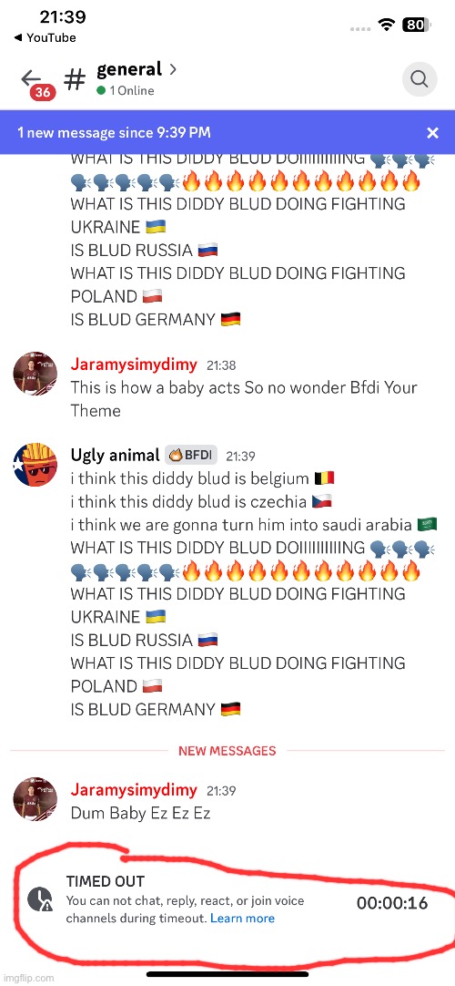 sensitive kid timeouted me lmao | made w/ Imgflip meme maker