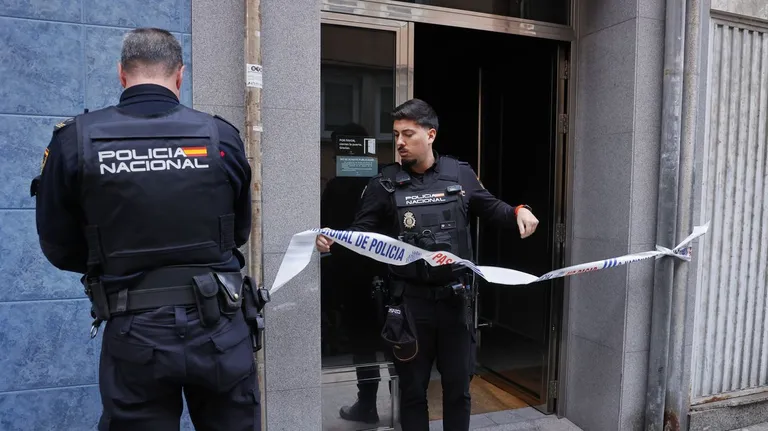 Police in Spain Blank Meme Template