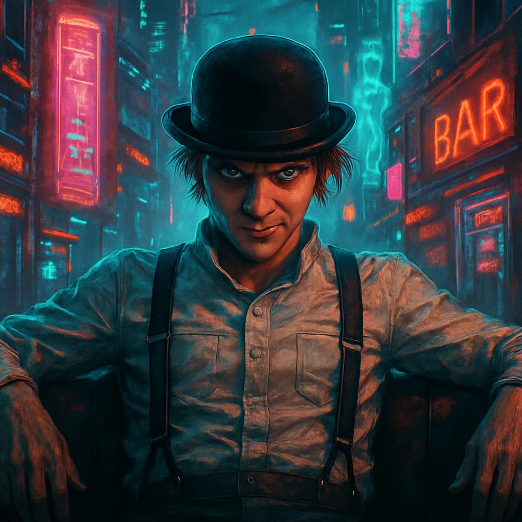 Clockwork-Orange-style meme template Blank Meme Template