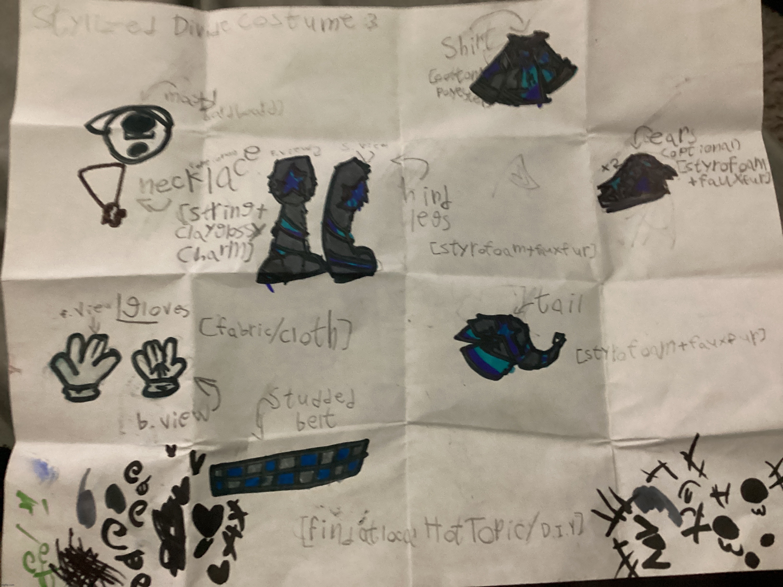 here, have a stylized divvy costume thingamajig :3 | made w/ Imgflip meme maker