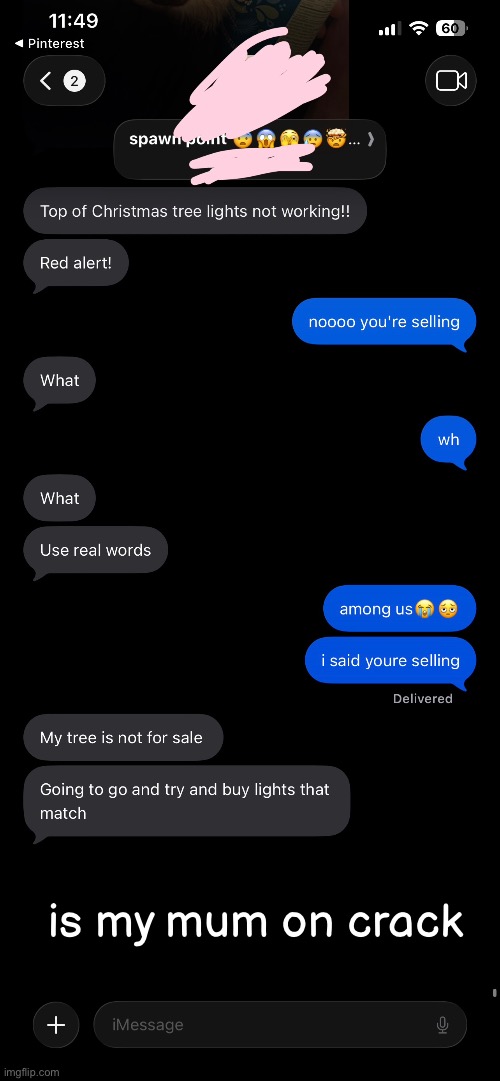 is my mum on crack | made w/ Imgflip meme maker