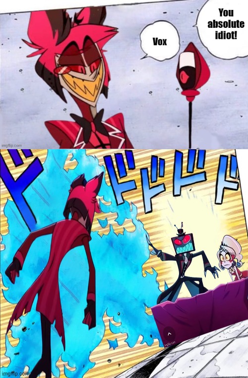image tagged in hazbin hotel,alastor hazbin hotel,alastor,jojo's bizarre adventure,oh you re approaching me,memes | made w/ Imgflip meme maker