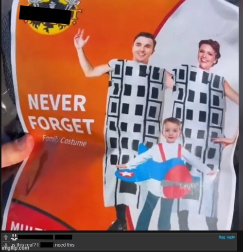 why | image tagged in 9/11,costume,photoshop | made w/ Imgflip meme maker